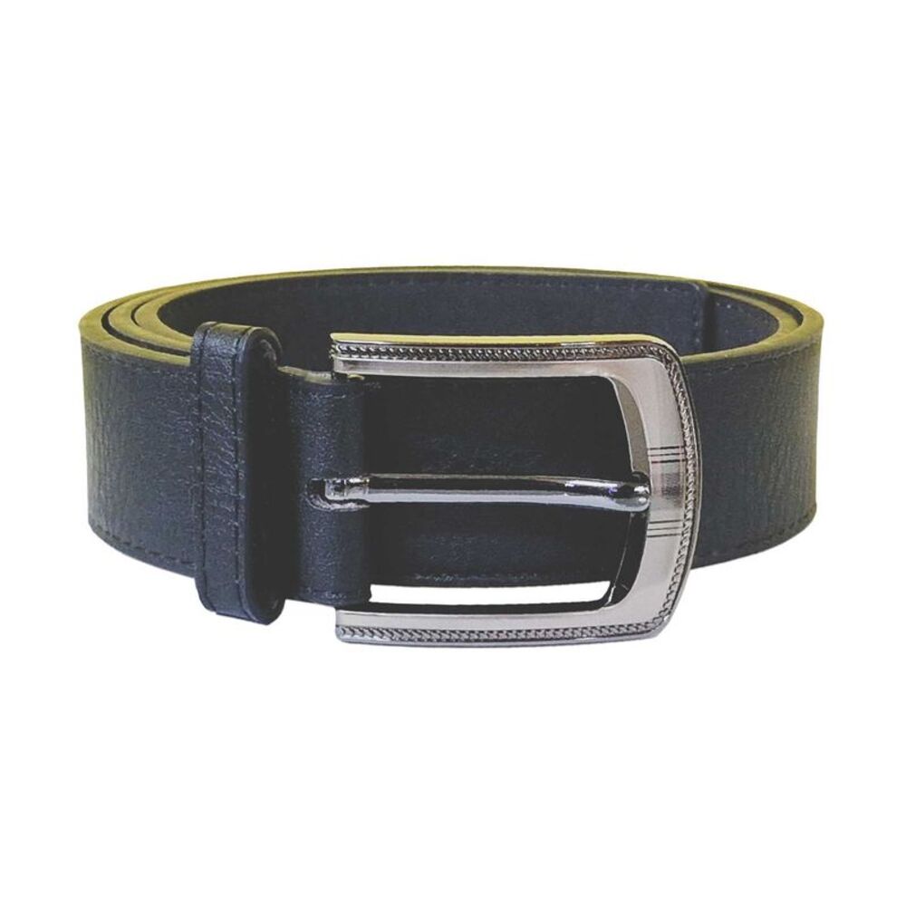 Duke Mens D555 Samuel Bonded Leather Waist Belt / Black